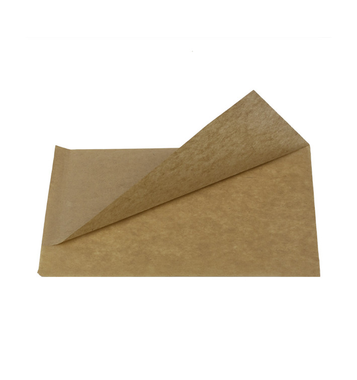 Paper Bag Grease-Proof Opened 20x13/10cm Natural (100 Units) Paper Bag Grease-Proof Opened 20x13/10cm Natural (100 Units)
