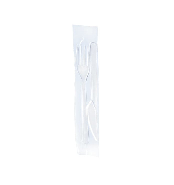Plastic Plastic Cutlery kit PS "Magnum" Fork and Knife Plastic Plastic Cutlery kit PS "Magnum" Fork and Knife