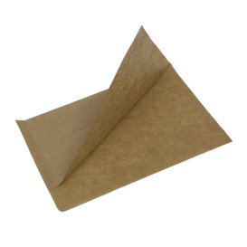 Paper Bag Grease-Proof Opened 20x13/10cm Natural (100 Units)