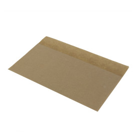 Paper Bag Grease-Proof Opened 20x13/10cm Natural (100 Units)