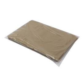 Paper Bag Grease-Proof Opened 20x13/10cm Natural (100 Units)