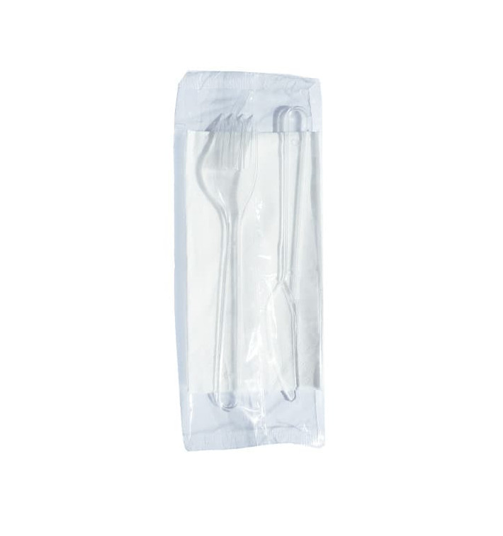 Plastic Cutlery kit PS "Magnum" Fork, Knife and Napkin Plastic Cutlery kit PS "Magnum" Fork, Knife and Napkin