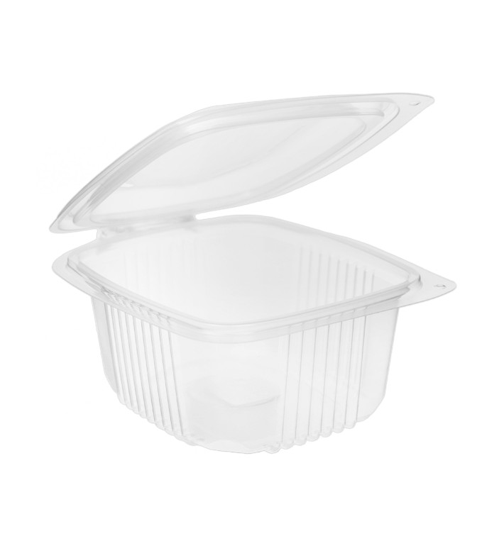 Plastic Container Microwave PP Transparente 500ml 14,2x12,3cm (50 Units) Plastic Container Microwave PP Transparente 500ml 14,2x12,3cm (50 Units)