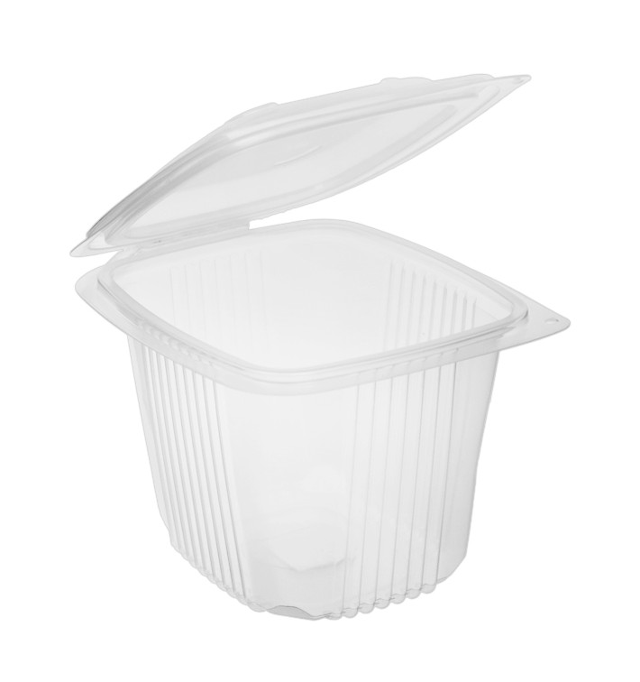 Plastic Container Microwave PP Transparente 750ml 14,2x12,3cm (50 Units) 