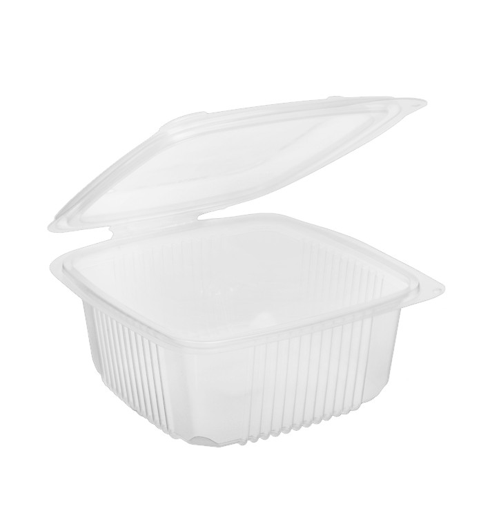 Plastic Container Microwave PP Transparente 830ml 15,8x15,5cm (50 Units) 