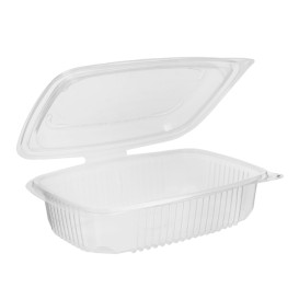 Plastic Container Microwave PP Transparente 600ml 18,5x13,5cm (50 Units) 