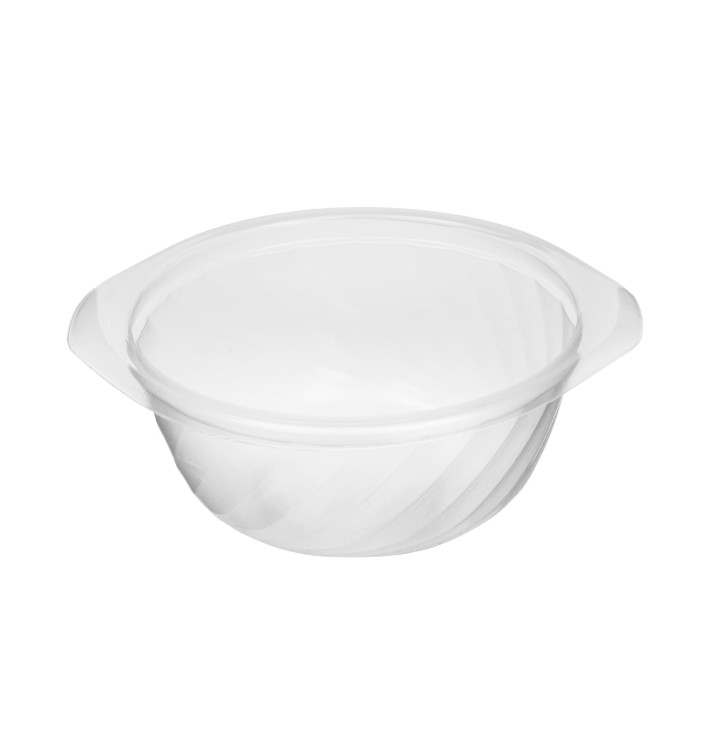 Plastic Deli Container PP Round Shape Translucent 400ml Ø14,4cm (100 Units) Plastic Deli Container PP Round Shape Translucent 400ml Ø14,4cm (100 Units)