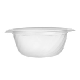 Plastic Deli Container PP Round Shape Translucent 400ml Ø14,4cm (100 Units)  