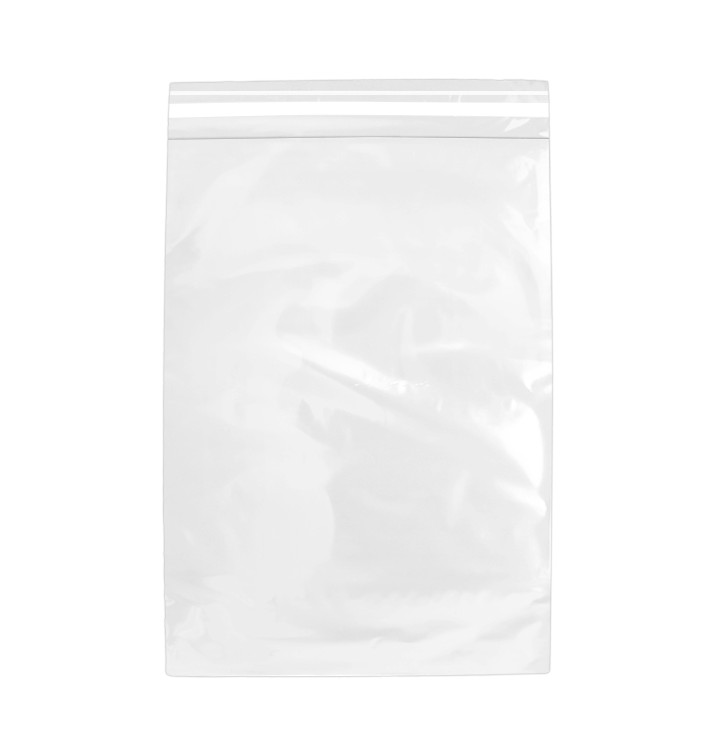 Plastic Bags Adhesive Flap CPP G160 25x35cm (100 Units) Plastic Bags Adhesive Flap CPP G160 25x35cm (100 Units)
