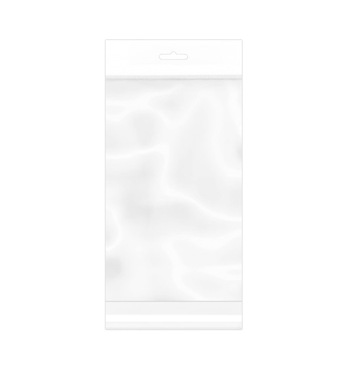 Plastic Bag Adhesive Flap Euroslot 16x30cm G-160 (1000 Units) Plastic Bag Adhesive Flap Euroslot 16x30cm G-160 (1000 Units)