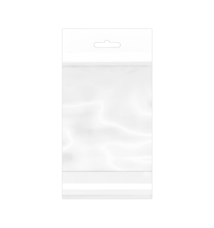 Plastic Bag Adhesive Flap Euroslot 10x15cm G-160 (100 Units) Plastic Bag Adhesive Flap Euroslot 10x15cm G-160 (100 Units)