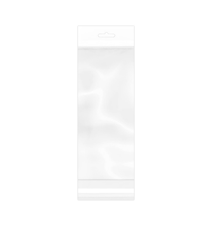 Plastic Bag Adhesive Flap Euroslot 10,5x28,5cm G-160 (1000 Units) Plastic Bag Adhesive Flap Euroslot 10,5x28,5cm G-160 (1000 Units)
