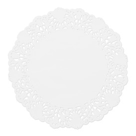 Paper Lace Doilie "Litos" White Ø14cm (250 Units) 