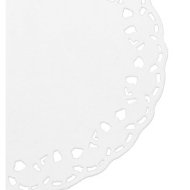 Paper Lace Doilie "Litos" White Ø10cm (250 Units) 