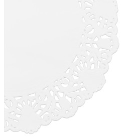 Paper Lace Doilie "Litos" White Ø16cm (250 Units) 