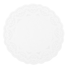 Paper Lace Doilie "Litos" White Ø34cm (250 Units) 