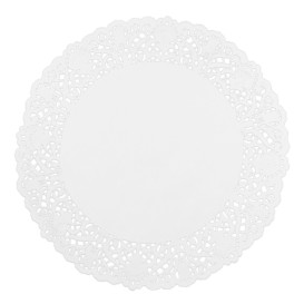Paper Lace Doilie "Litos" White Ø24cm (250 Units)
