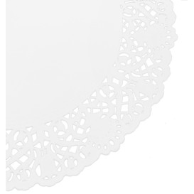 Paper Lace Doilie "Litos" White Ø24cm (250 Units) 