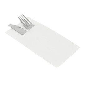 Pocket Fold Airlaid Napkins "Kanguro" White 40x40cm (30 units) 