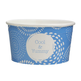 Paper Ice Cream Container "Cool&Yummy" 6oz/175ml (2.000 Units)