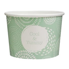 Paper Ice Cream Container Cool&Yummy 9Oz/260ml (1.320 Units)