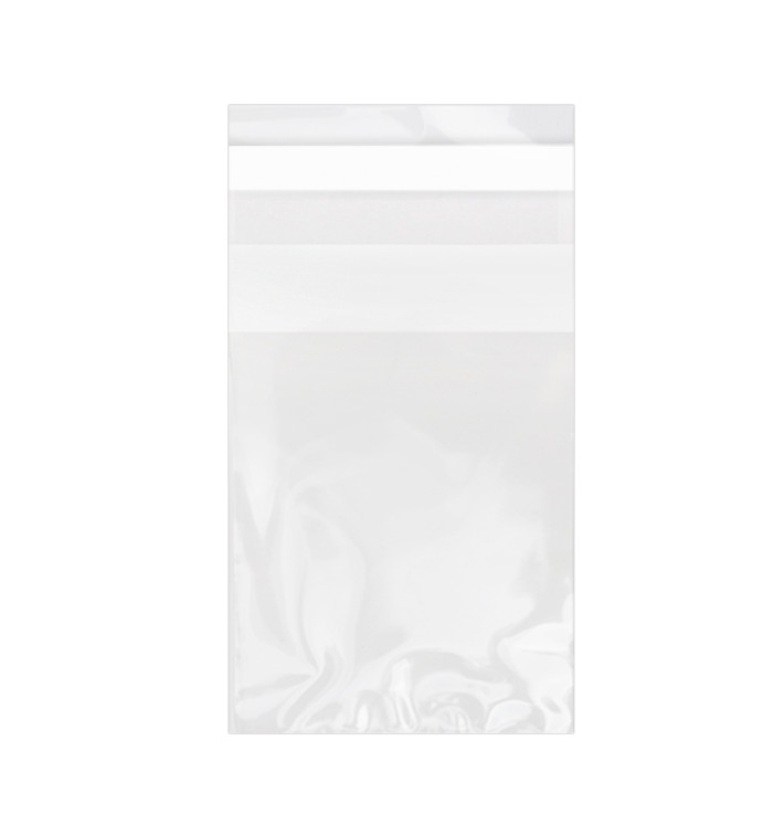 Plastic Bag with Adhesive Flap Cellophane 6x8cm G-160 (100 Units) Plastic Bag with Adhesive Flap Cellophane 6x8cm G-160 (100 Units)