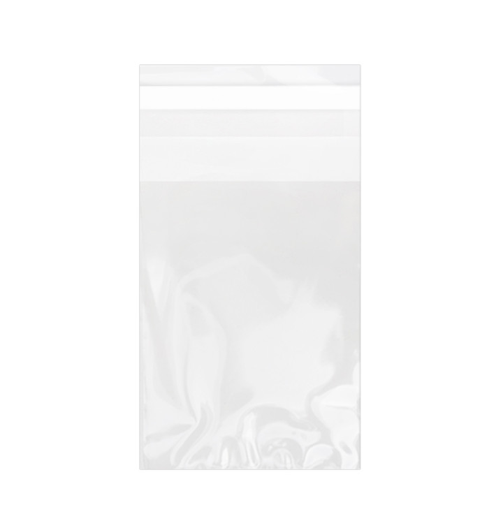 Plastic Bag with Adhesive Flap Cellophane 7x10cm G-160 (100 Units) Plastic Bag with Adhesive Flap Cellophane 7x10cm G-160 (100 Units)
