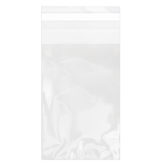 Plastic Bag with Adhesive Flap Cellophane 8x12cm G-160 (1000 Units)