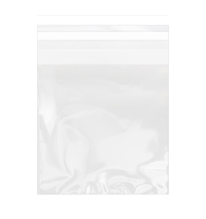 Plastic Bag with Adhesive Flap Cellophane 14x14cm G-160 (100 Units) Plastic Bag with Adhesive Flap Cellophane 14x14cm G-160 (100 Units)