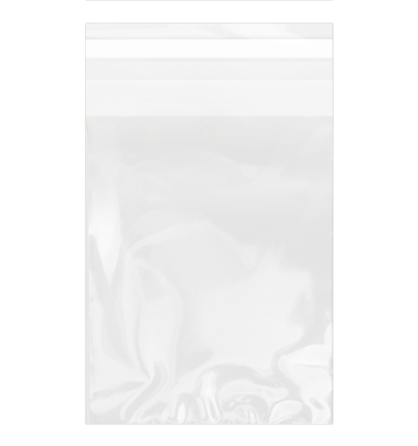 Plastic Bag with Adhesive Flap Cellophane 15x22cm G-160 (1000 Units)