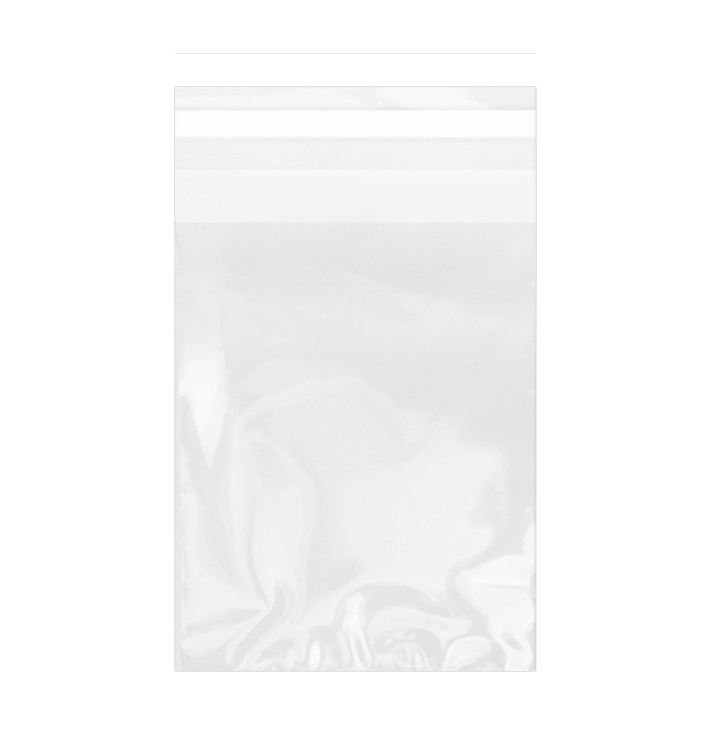 Plastic Bag with Adhesive Flap Cellophane 15x22cm G-160 (1000 Units) Plastic Bag with Adhesive Flap Cellophane 15x22cm G-160 (1000 Units)