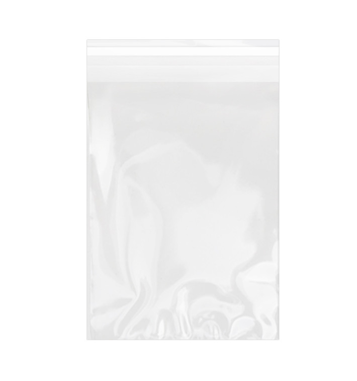 Plastic Bag with Adhesive Flap Cellophane 18x25cm G-160 (100 Units) Plastic Bag with Adhesive Flap Cellophane 18x25cm G-160 (100 Units)