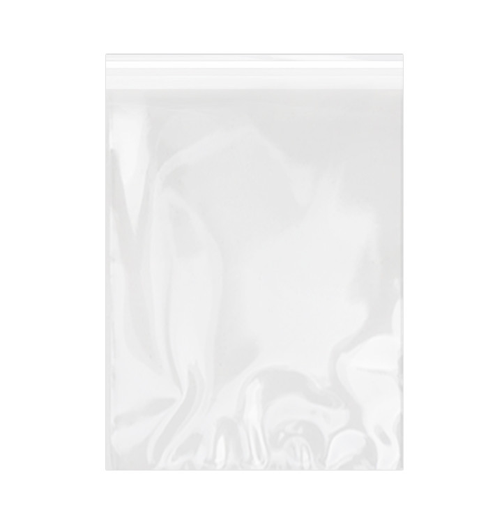 Plastic Bag with Adhesive Flap Cellophane 35x45cm G-160 (100 Units) Plastic Bag with Adhesive Flap Cellophane 35x45cm G-160 (100 Units)