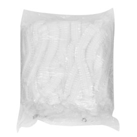 Disposable Bouffant Cap PE Shower Folded Accordion (100 Units)