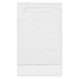 Disposable Adult Bib with Pocket White 36x65cm (125 Units)  