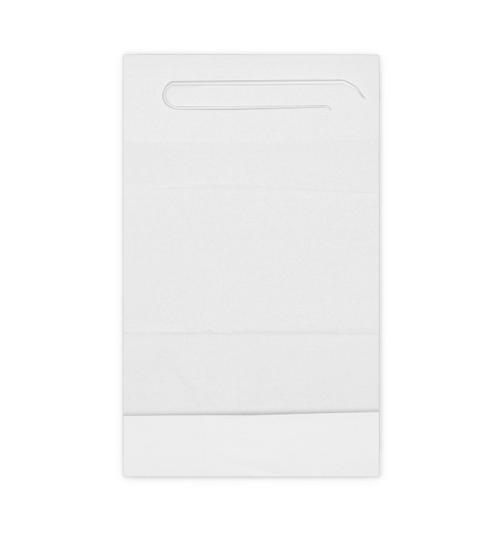 Disposable Adult Bib with Pocket White 36x65cm (125 Units) Disposable Adult Bib with Pocket White 36x65cm (125 Units)
