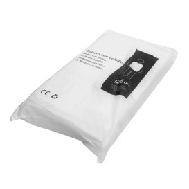 Disposable Adult Bib with Pocket White 36x65cm (125 Units)  