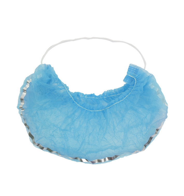 Disposable Beard Cover "TST" PP Blue Detectable (1.000 Units) Disposable Beard Cover "TST" PP Blue Detectable (1.000 Units)
