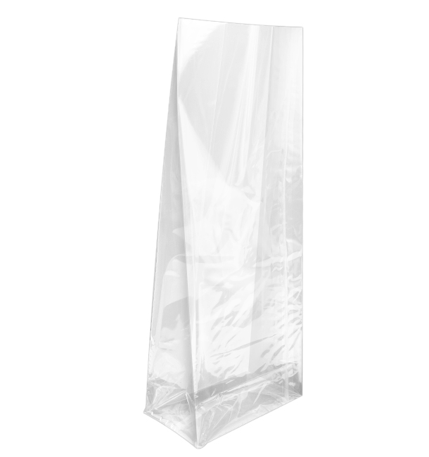 Plastic Bag Square Bottom 14x35+8cm G-160 (100 Units) 