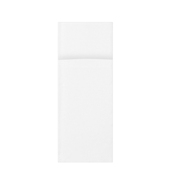 Pocket Fold Paper Napkins White 30x40cm (1.200 units) Pocket Fold Paper Napkins White 30x40cm (1.200 units)