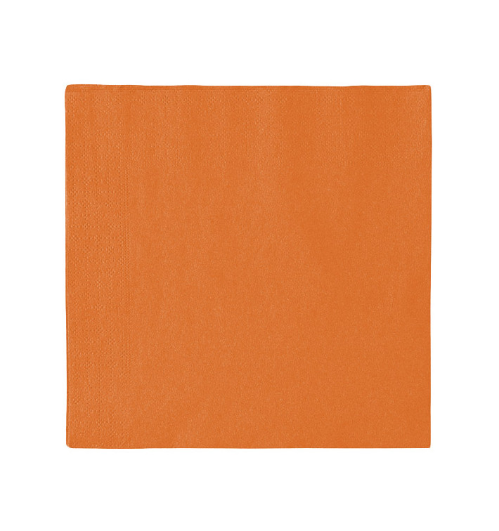Paper Napkin 2 Layers Orange 33x33cm (50 Units) Paper Napkin 2 Layers Orange 33x33cm (50 Units)
