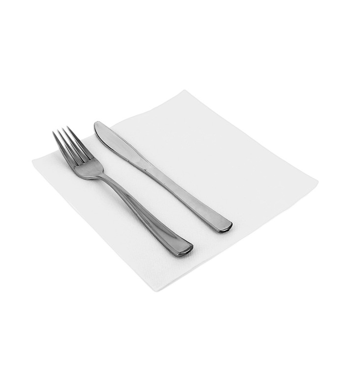 Paper Napkin Double Point White 40x40cm (1.200 Units) Paper Napkin Double Point White 40x40cm (1.200 Units)
