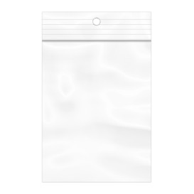 Plastic Zip Bag Autoseal Hang Hole 6x8cm G-200 (100 Units)