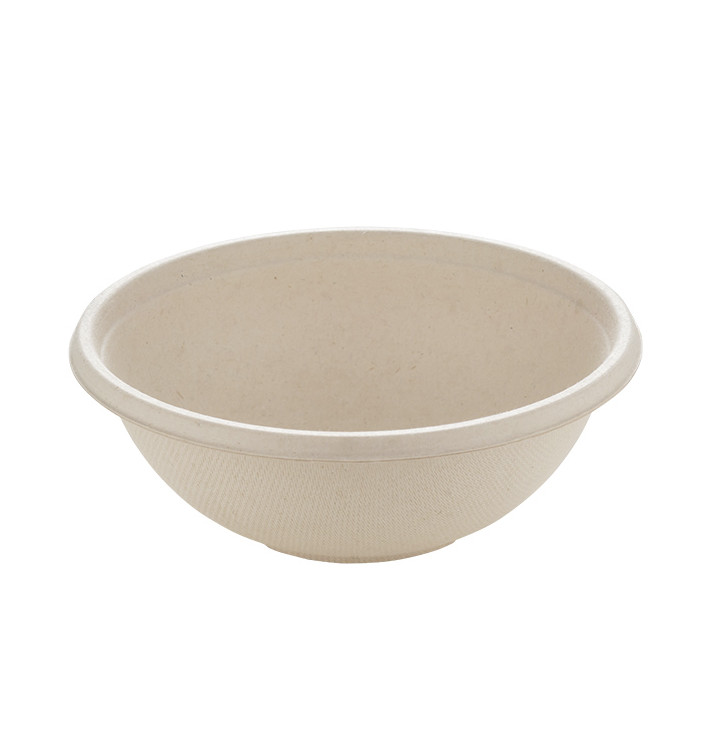 Sugarcane Bowl "Buddha" 375ml Ø14x5cm (75 Units) 