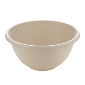 Sugarcane Bowl "Buddha" 500ml Ø14x7cm (300 Units)