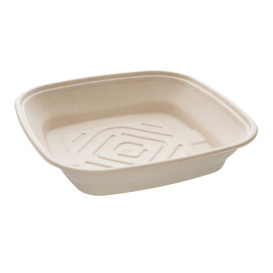 Sugarcane Bowl Natural Square Shape 4500ml 36cm (5 Units) 