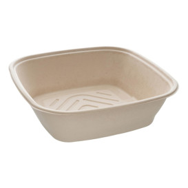 Sugarcane Bowl Natural Square Shape 7000ml 36cm (25 Units)