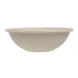 Sugarcane Bowl "Buddha" 600ml Ø17x6cm (75 Units)