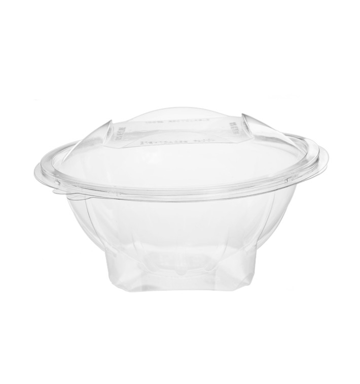 Plastic Salad Bowl APET Round shape Transparente 750ml Ø17,2cm (25 Units) Plastic Salad Bowl APET Round shape Transparente 750ml Ø17,2cm (25 Units)