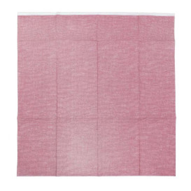 Pocket Fold Paper Napkins Vaquero Burgundy 40x40cm (30 units) 